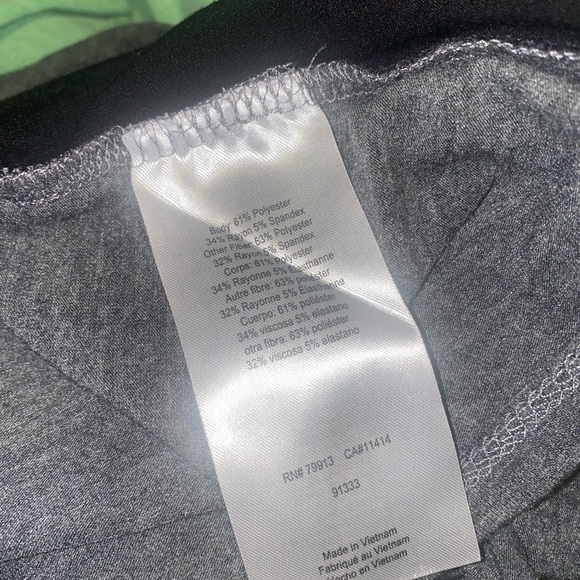 Motherhood Maternity PULL OVER TULIP HEM NURSING TEE Medium M Gray - Picture 3 of 5